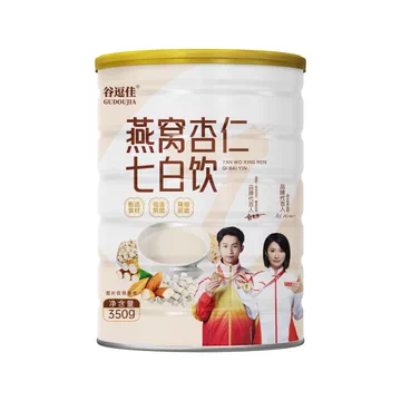 【谷逗佳】燕窝杏仁七白饮罐装500克