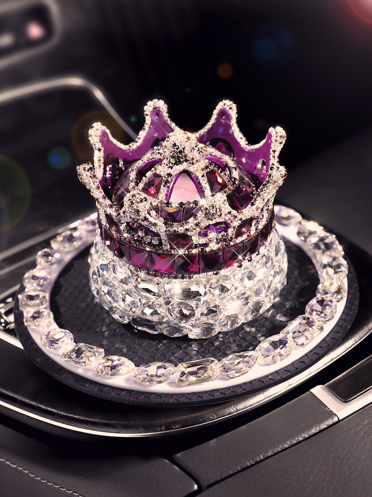 Car perfume ornament air outlet long-lasting light fragrance car interior decoration supplies rhinestones Daquan vibrato same style female