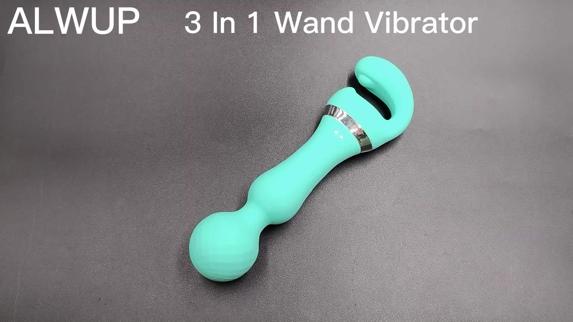 3 In 1 G Spot Clitoral Vibrator Massager Sex Toy Women Vagina Vibrator