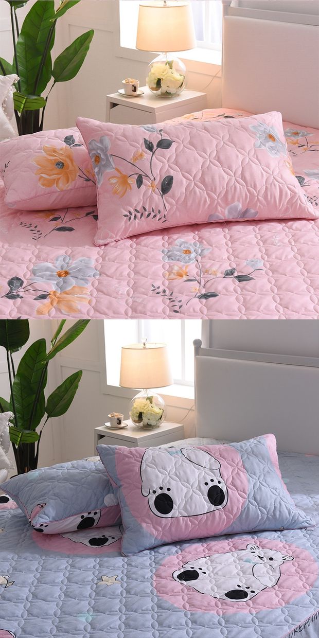Cotton 100% cotton áo gối dày đơn hoặc đôi bông gối trường hợp 48x74cm gối bao gồm một cặp vận chuyển - Gối trường hợp gối kê cổ