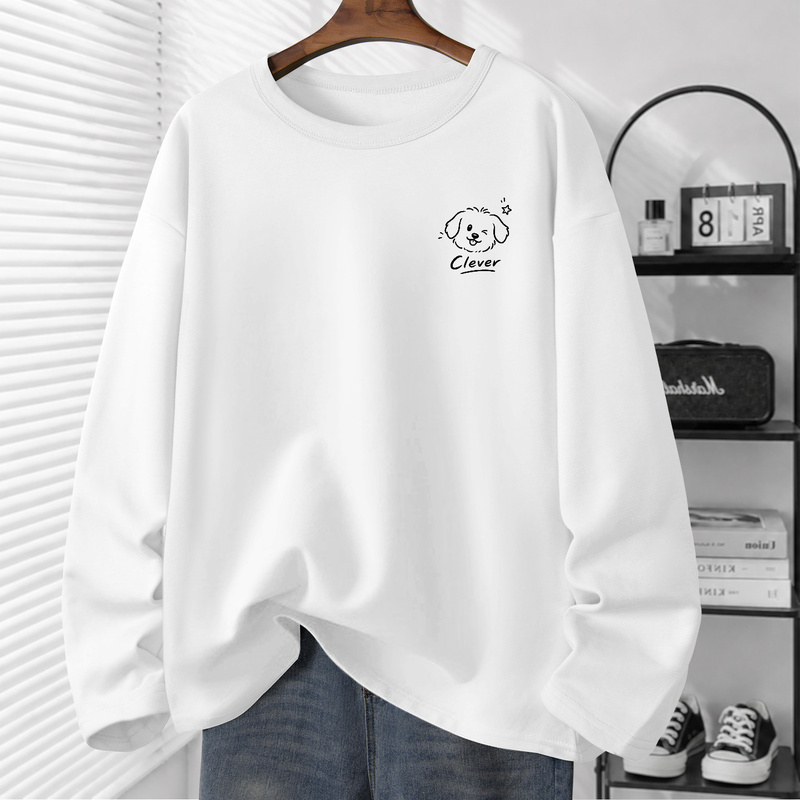 Autumn 2026 New Style Pure Cotton Long-Sleeve T-Shirt for Men, Round Neck Base Layer Shirt, Early Autumn Thin Style Men's Inner Wear Autumn 2026 New Style Pure Cotton Long-Sleeve T-Shirt for Men, Round Neck Base Layer Shirt, Early Autumn Thin Style Men's Inner Wear