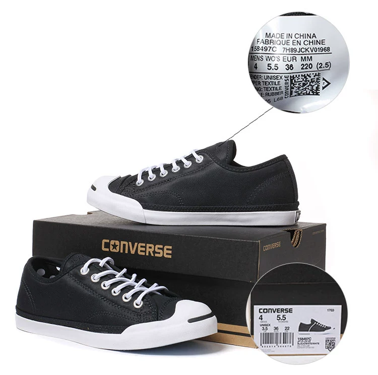 Converse đôi giày vải converse Oxford vải nụ cười 158497C, 158498C - Plimsolls