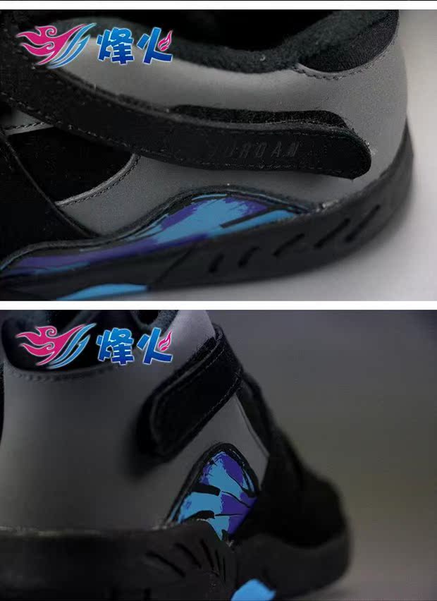 Lửa trại AIR JORDAN 8 RETRO AJ8 Joe 8 Trẻ em toàn sao 305360 305369-025 - Giày dép trẻ em / Giầy trẻ giày adidas trẻ em xuất khẩu