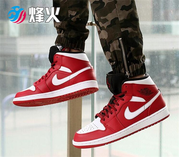 Giày bóng rổ Campfire AIR JORDAN 1 MID AJ1 554725 554724-047 605 041 021 giày bóng rổ giá học sinh
