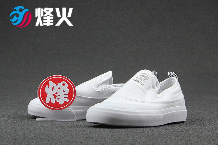 Campfire Sports Adidas SLIP-ON Giày thông thường một chân BB8632 F37386 F37387 giày thể thao nữ đế cao