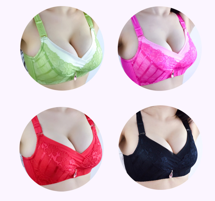 Đặc biệt hàng ngày áo ngực tập hợp điều chỉnh ngực phẳng ngực nhỏ dày áo ngực dày ren có hoặc không có vành đồ lót áo ngực