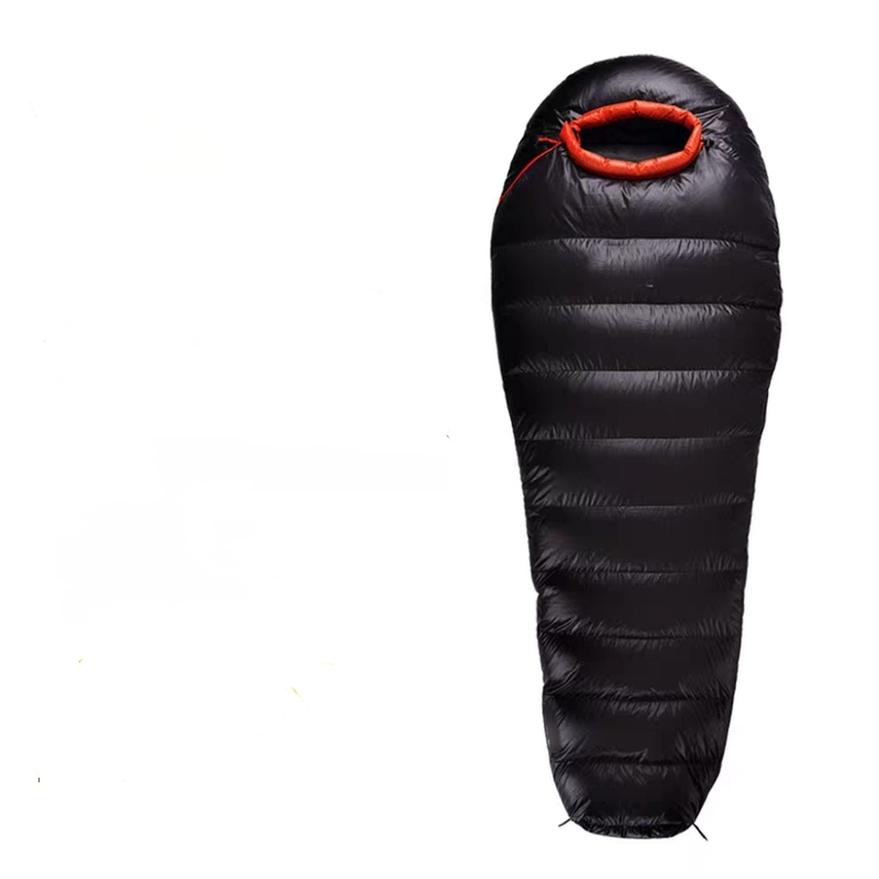 Mommy-Style down Sleeping Bag with Leather Shell, DIY down Filling, Transforming Old down Jacket