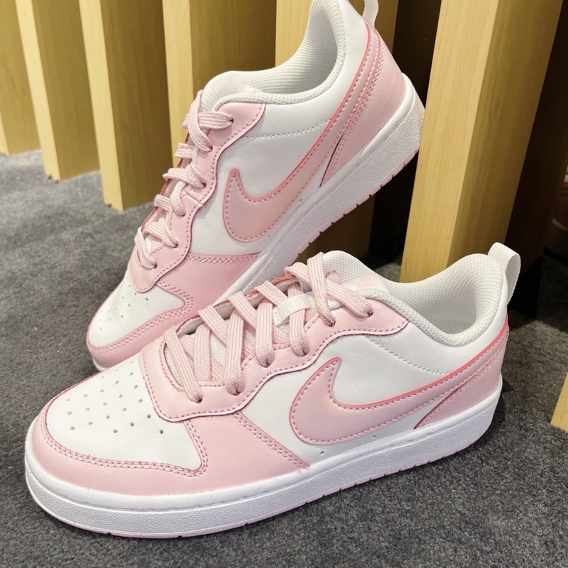 Nike Corut Pink Low-Top Sneakers Women's Versatile Casual Sports Shoes Pink Series for Girls Dq0492