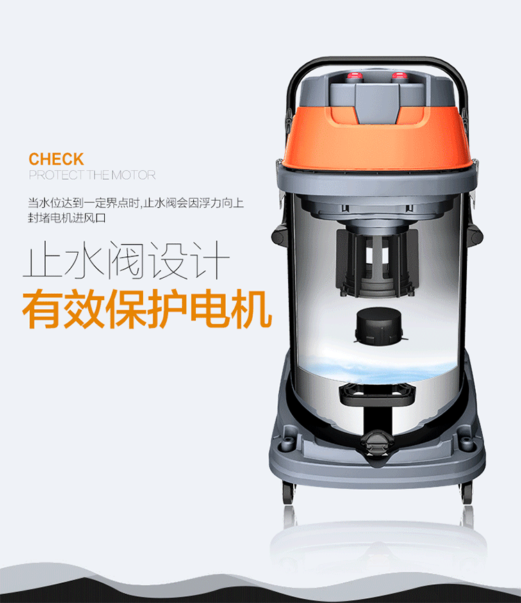 Jeno JN601-3500W công suất lớn máy hút bụi công nghiệp thương mại nhà máy thùng mạnh mẽ nhà xưởng bụi - Máy hút bụi robot hút bụi robotek