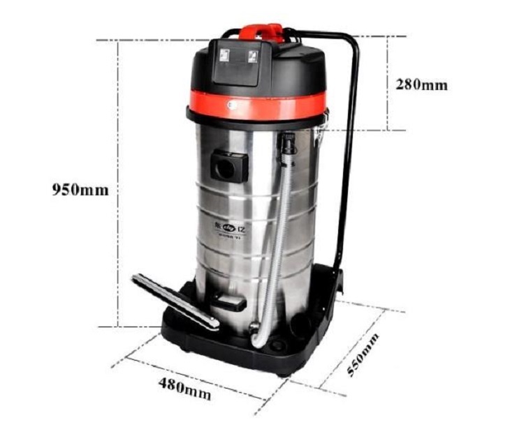 Máy hút bụi Dongyi ZD98-80L100L2000W3000W Máy hút bụi khô và ướt công nghiệp công suất cao - Máy hút bụi robot lau nhà deebot