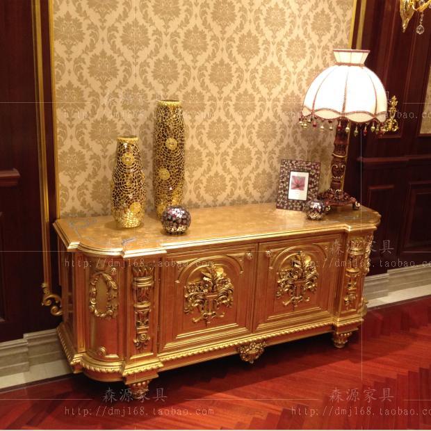 European solid wood TV cabinet combination furniture French bedroom floor cabinet American storage cabinet living room multifunctional locker