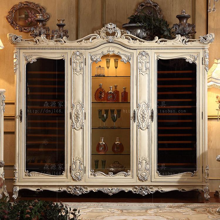Special offer on furnitureEuropean solid wood wine cabinetFrench style wine cabinetSide cabinetsSolid wood carving wine cabinetSpecial offer on electronic wine cabinet