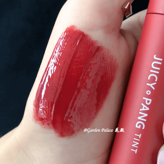 Hội trường hoa Hàn Quốc APIEU Op RD03 Juice Lip Glaze CR03 Water Lip Gloss Quay Tomato Lip Gloss Strawberry Red - Son bóng / Liquid Rouge 	son romand bóng 08	