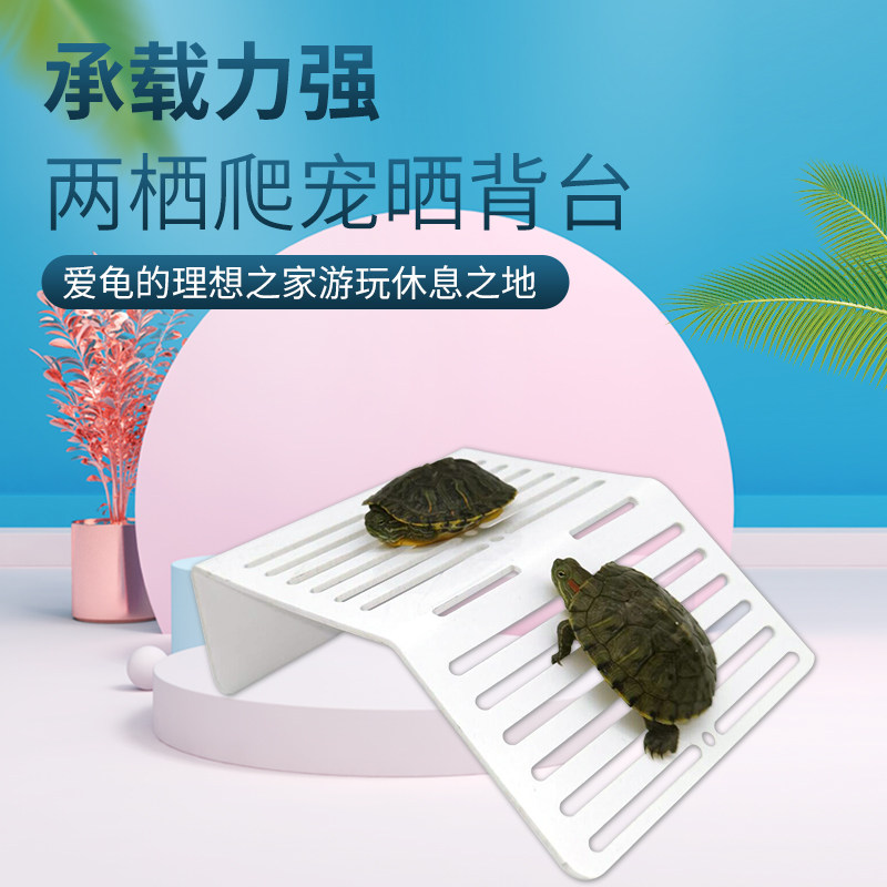 Naughty Sinking Type glass Turtle cylinder floating island Amphibious Sundae TURTLE FLOATING TABLE ACRYLIC TURTLE TABLE PLASTIC SUN-BACK TABLE