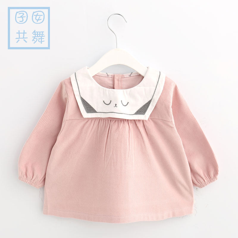 Baby Light Core Suede Hood Waterproof Anti-Dress Princess Dining Around Pocket Girls Kindergarten Anti-Dirty Apron Autumn Winter