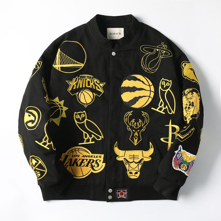 Dudeck Kobe Bryant Lakers Logo Ovo Drakexnba Jeff Hamilton Team Icons Jacket