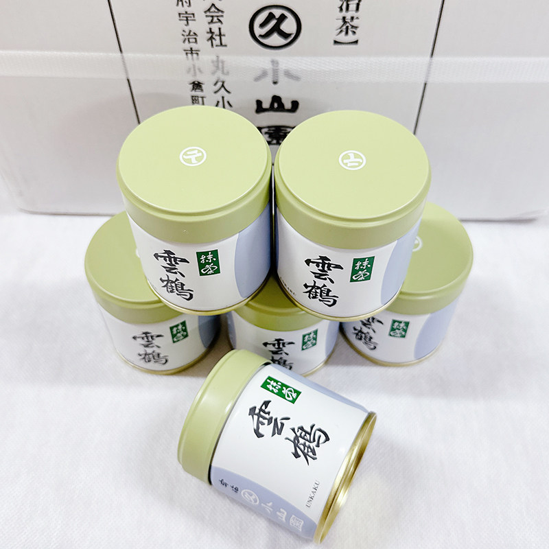 日本丸久小山園茶道級抹茶粉雲鶴抹茶金輪又玄五十鈴和光永壽-淘寶