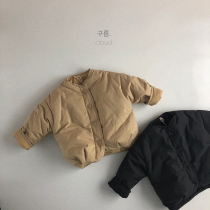 Broad love ~ childrens bread cotton clothes men and women thick short clothes coat loose literary foreign style Korean childrens clothing