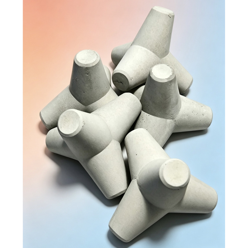Stone Workshop, Cement, Wave-Breaking Block, Wave-Breaking Stone, Tetrapod, Handmade Ornament, Aroma Diffuser Stone