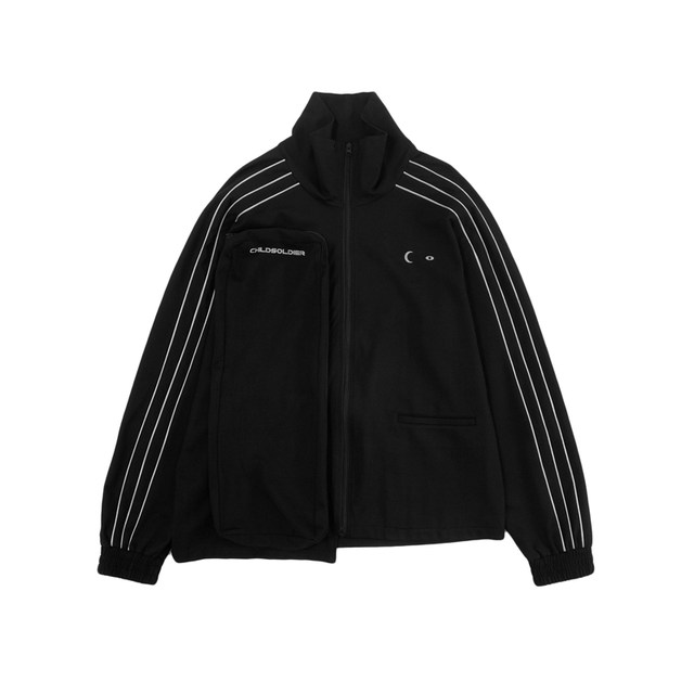 CHILDSOLDIER Autumn Reflective Striped Jacket Sports Men's Jacket Women's Trendy Brand Metaphor ແບບດຽວກັນ TERUEY