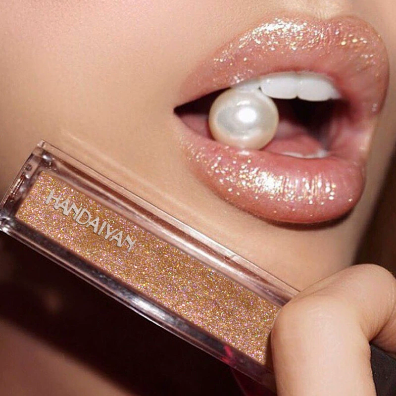 Pearlescent son bóng giữ ẩm sequin lớn sáng bóng phong cách châu Âu và Mỹ inso khuyên dùng pha lê lấp lánh - Son bóng / Liquid Rouge