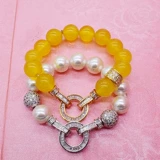 Аксессуар, аксессуары, сферическая подвеска, металлические бусины, 24 карат, микроинкрустация, инкрустировано бриллиантами