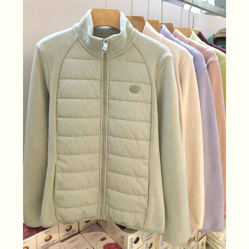 Cat Youfan 8801 Wool Cotton Jacket Cloud-Like Air Fleece Jacket School Uniform Magic Warm Coat Unisex Layering Lightweight Cotton Clothing