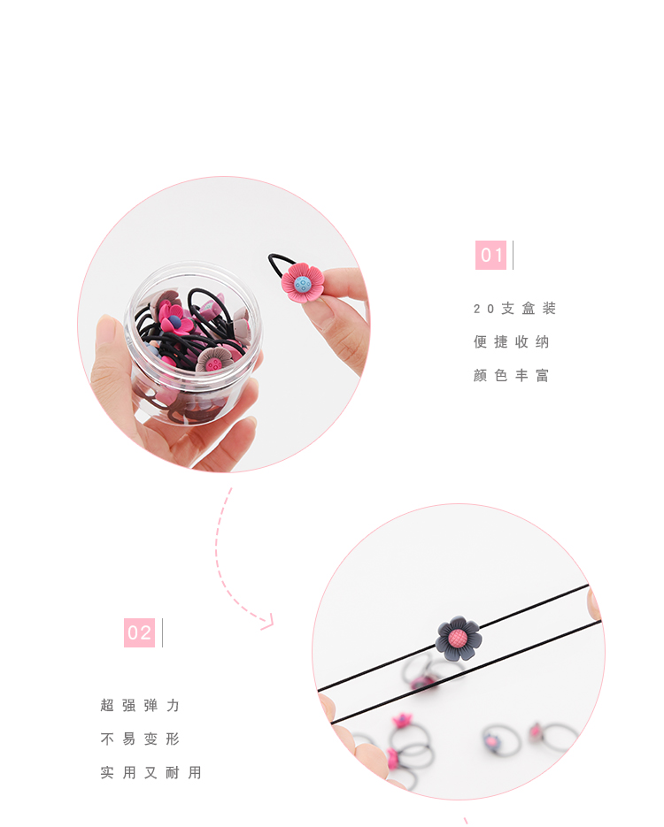Qing cho trẻ em dễ thương cài tóc dây cho em bé buộc tóc vòng tròn dây hàn nhỏ phụ kiện tóc giá tốt