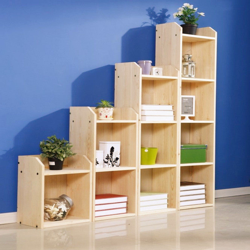 Solid Wood Bookcase Collection Cabinet Bookcase Bookcase Bookcase Free Portfolio Brief Yotte Price