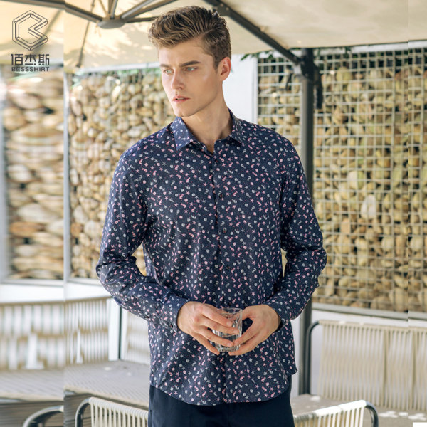 鲁泰佰杰斯 纯棉免熨 男式休闲印花衬衫 天猫优惠券折后¥58包邮(¥138-80)多色可选 鲁泰佰杰斯 纯棉免熨 男式休闲印花衬衫 天猫优惠券折后¥58包邮(¥138-80)多色可选