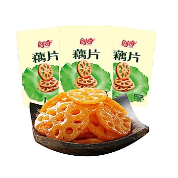 【9.9元】香辣藕片休闲零食20包