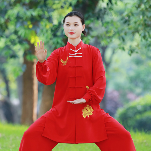 Tai chi clothing chinese kung fu uniforms Tai Chi Clothing women fashion new elegant embroidery Tai Chi Clothingquan performance competition clothing