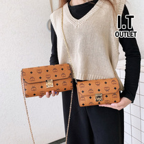 Hong Kong leather fonck2022 new high-quality texture niche this years popular trendy crossbody chain bag women