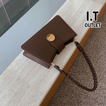 Hong Kong leather fonck2022 new high-quality textured underarm bag womens autumn and winter popular messenger bag this year