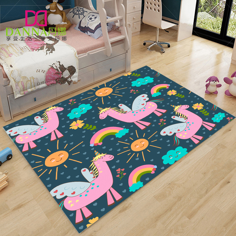 net red early childhood room carpet cartoon living room bedroom full of lovely girl princess room household mattress
