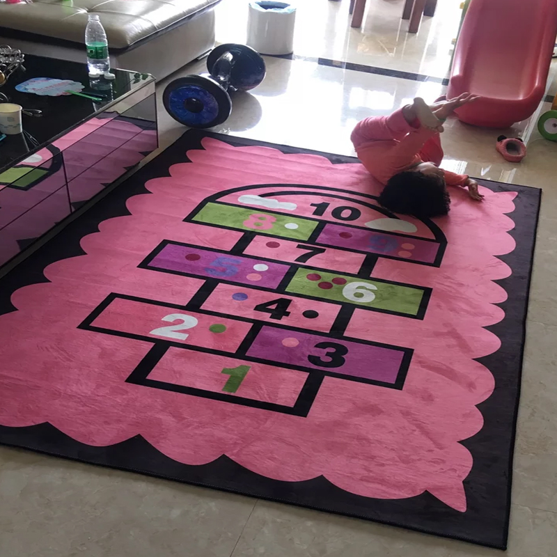net red early childhood room carpet cartoon living room bedroom full of lovely girl princess room household mattress