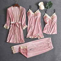 Розовый комплект, 4 предмета