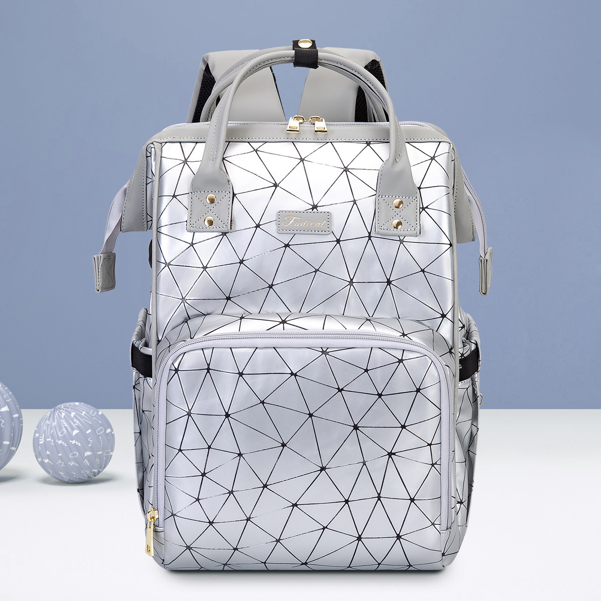 Summer new fashion moms go out mommy bag mother-to-baby, light female large capacity multifunction double shoulder backpack-Taobao
