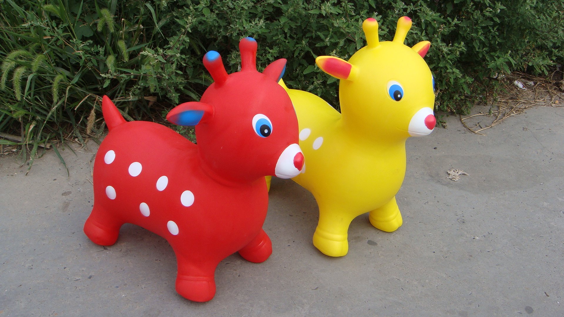 Children's baby inflatable toy Jumping Cartoon Deer Kid Riding up Thickening Explosion-proof Big Number delivery Pump