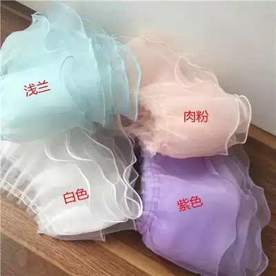 High quality Chinese mainland lace wedding doll organza wave torture edge yarn with lace accessories wide skirt