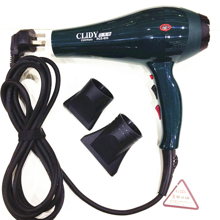 Clydy 833 Hairdryer 2300W Speed Mute Windows Negative Ion Hairdryer