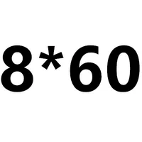 Серый M8*60 Естественный цвет нержавеющей стали