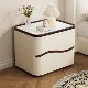 2026 New All Solid Wood Bedside Table Home Bedroom Bedside Table Modern Simple Storage Cabinet Two Drawers Free Installation