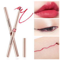Kazeran automatic lip liner waterproof and non-decolorizing double-head lipstick dual-purpose lip pen lasting hook line beginners