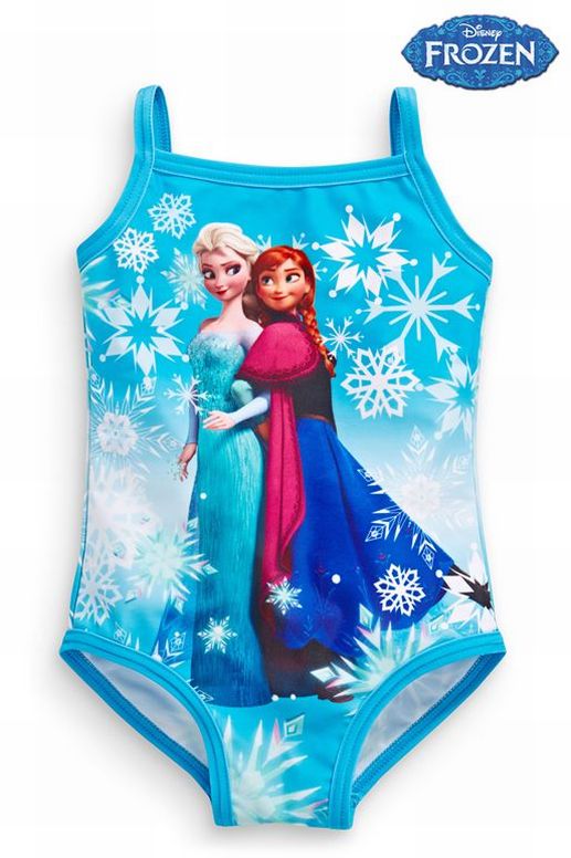 n * ext Authentic spot m girl Ice Princess áo tắm một mảnh chống nắng - Đồ bơi trẻ em bikini trẻ em