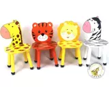 Качественное экологичное детское мультяшное кресло для раннего возраста из натурального дерева для детского сада