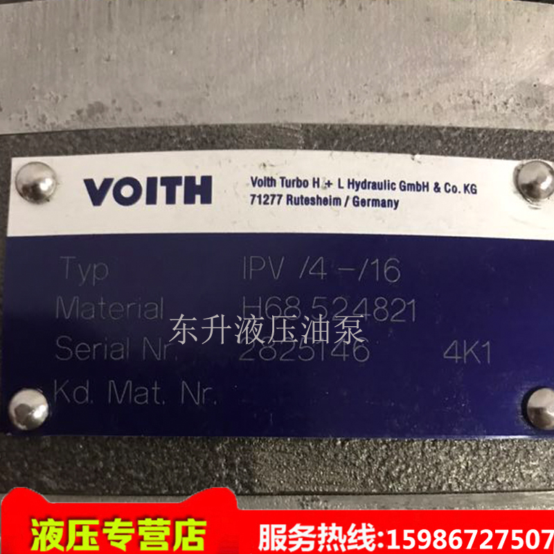 Foyt voith gear pump IPV4 IPVP4-16-101 171 injection molding machine servo pump hydraulic oil pump