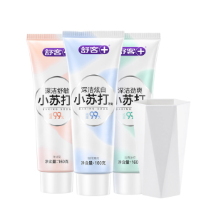 舒客小苏打美白牙膏160g*3支