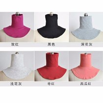 Guan collar set Spring and Autumn Winter knitted cotton new high collar half high collar fake collar two lapel collar female base collar head