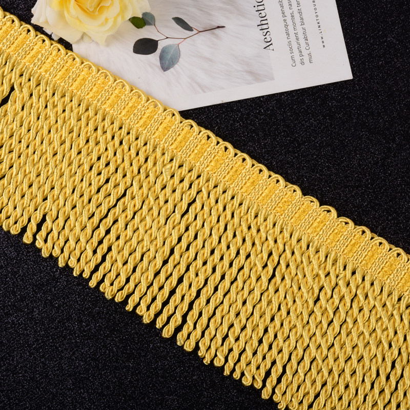 Curtain accessories lace two-color row must be twisted row clothing side curtain rope row row sofa side 11cm rope row 12 meters